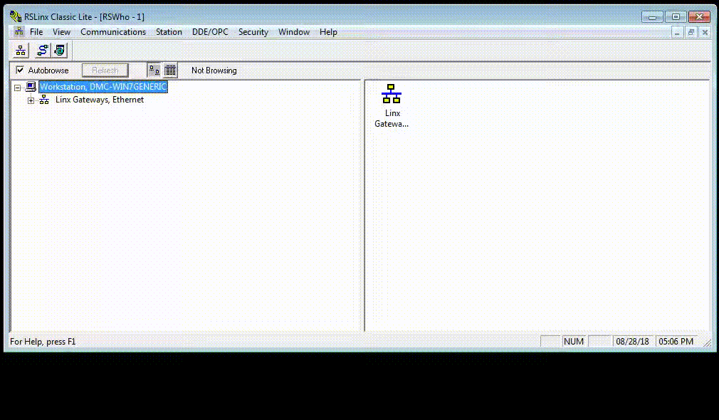 Configure DF1 driver in RSLinx