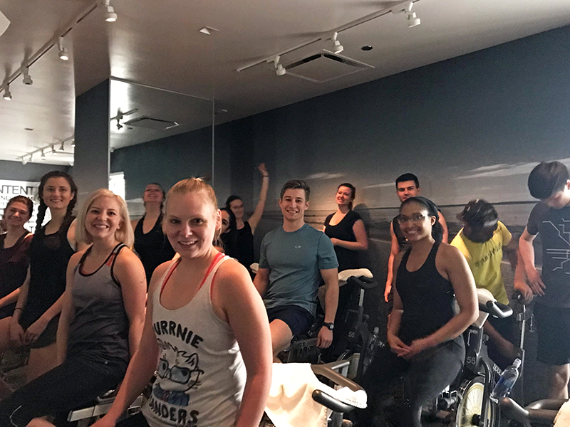 DMC is ready to ride at SoulCycle