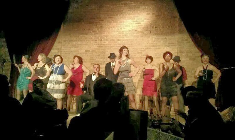 Prohibition-era performance at Tommy Gun's Garage in Chicago