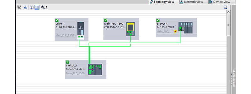 Topology setup