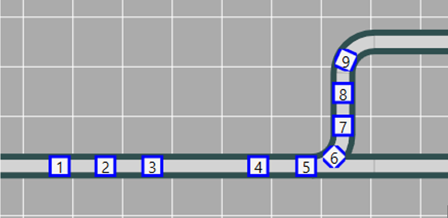 a traffic jam on a magnemotion track