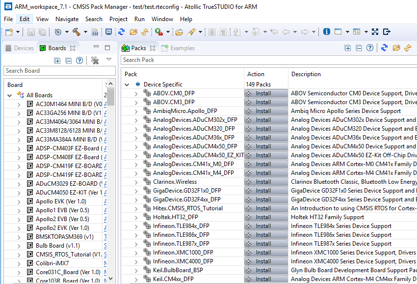 atollic truestudio see memory locations