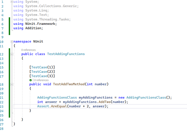 Writing tests using Moq