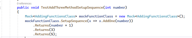 Using SetupSequence in Moq