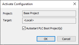 xts configuration