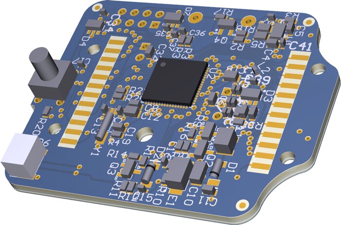 3D Model of a Circuit Board Designed by DMC