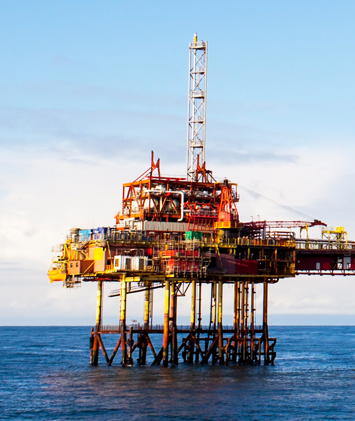Offshore Oil and Gas Drilling Platform