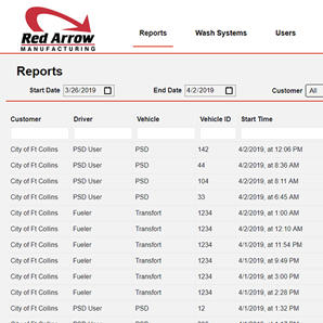 IoT data collection app web portal