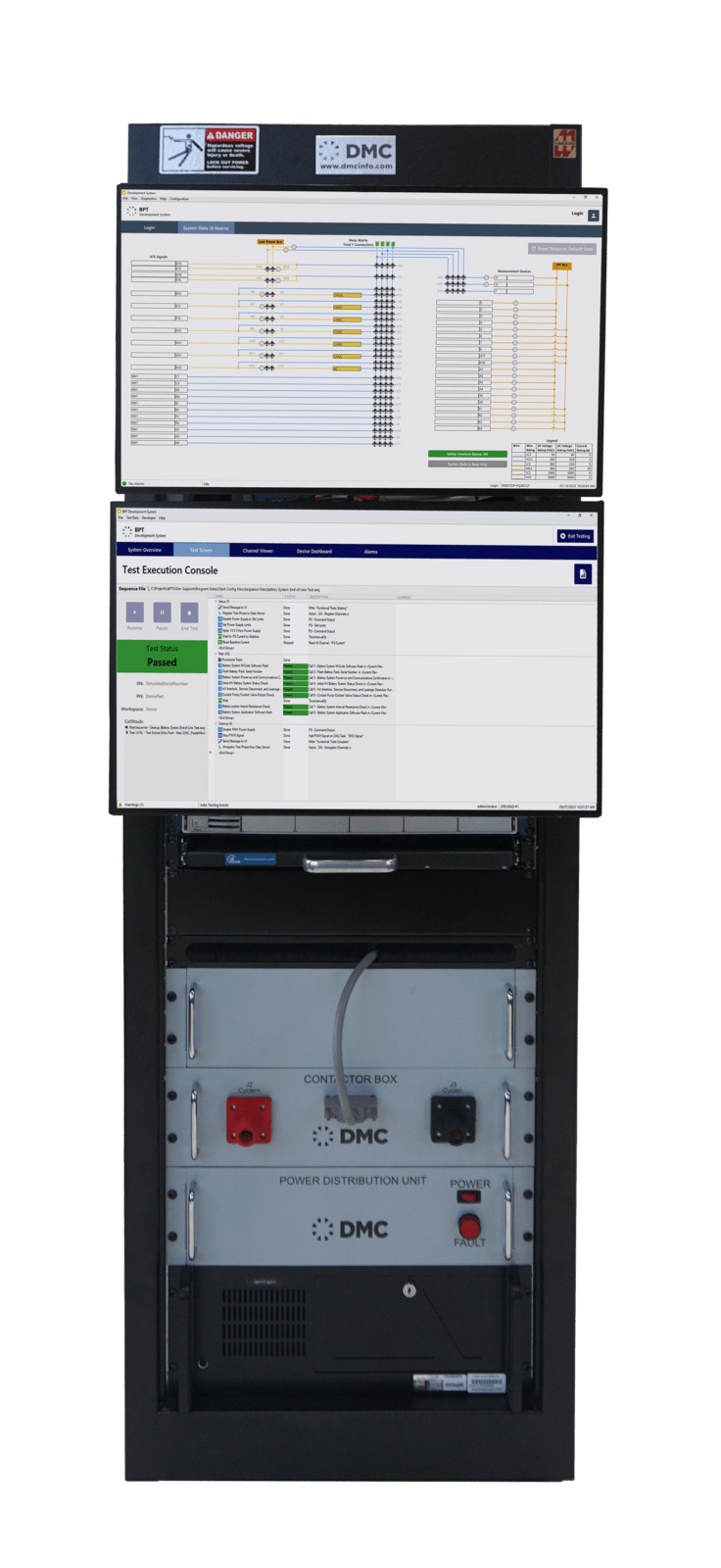 DMC's BPT test stand