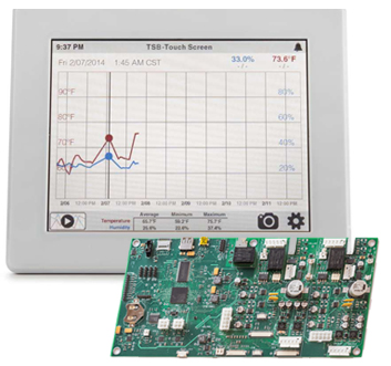 Dickson Touchscreen device and circuit board developed by DMC